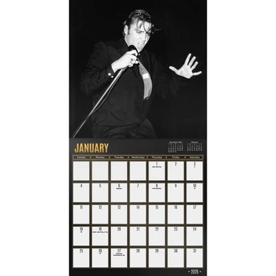 Trends International 2026 Elvis Presley 12"x12" Wall Calendar 3 Trends International 2026 Elvis Presley 12"x12" Wall Calendar
