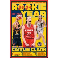 Trends International WNBA Indiana Fever - Caitlin Clark 2024 Rookie Of The Year Framed Wall Poster Prints -Everyday Fan & Home GUEST ec3ed957 71dc 4265 80c8 a42c6a0750d4 1