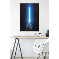 Trends International Star Wars: Original Trilogy - Blue Lightsaber Unframed Wall Poster Prints -Everyday Fan & Home GUEST ecd176ea 0655 43a9 8817 81b5317b3e64