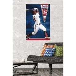 Trends International MLB Atlanta Braves - Ronald Acuña Jr 20 Unframed Wall Poster Prints