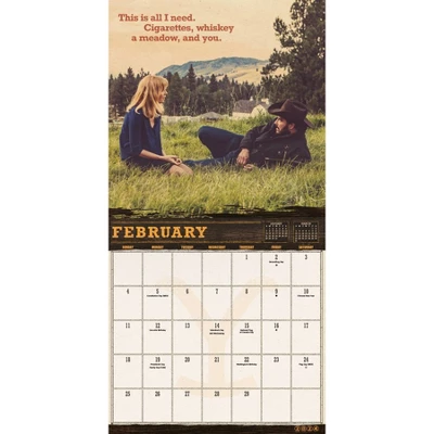 Trends International Inc. 2023-24 Wall Calendar 12"x12" Yellowstone - Rip & Beth 4 Trends International Inc. 2023-24 Wall Calendar 12"x12" Yellowstone - Rip & Beth - Image 2
