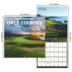 Trends International 2026 Sports Illustrated Golf Courses 12"x12" Wall Calendar -Everyday Fan & Home GUEST f0cbf032 945b 4c07 937e c91d15fd4221