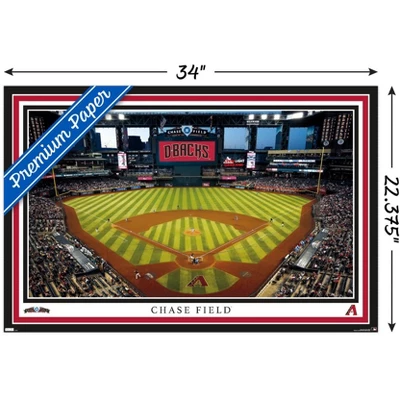 Trends International MLB Arizona Diamondbacks - Chase Field 22 Unframed Wall Poster Prints 4 Trends International MLB Arizona Diamondbacks - Chase Field 22 Unframed Wall Poster Prints - Image 2