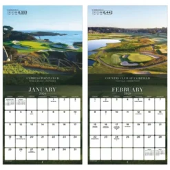 Trends International 2026 Sports Illustrated Golf Courses 12"x12" Wall Calendar -Everyday Fan & Home GUEST f25be938 7578 4892 bc3b 5ea1f5e828e5