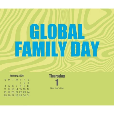 Trends International 2026 Celebrate Daily Dayata Time 6.12"x5.37" Box Calendar 4 Trends International 2026 Celebrate Daily Dayata Time 6.12"x5.37" Box Calendar - Image 2