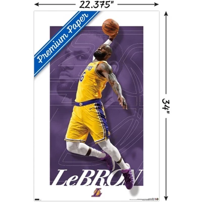 Trends International NBA Los Angeles Lakers - LeBron James 21 Unframed Wall Poster Prints 4 Trends International NBA Los Angeles Lakers - LeBron James 21 Unframed Wall Poster Prints - Image 2