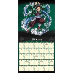 Trends International Inc. 2023-24 Wall Calendar 12"x12" Demon Slayers -Everyday Fan & Home GUEST f3c60e0f 776b 456a ad72 85589a74b1f0