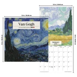 Trends International 2026 Van Gogh 12"x12" Wall Calendar -Everyday Fan & Home GUEST f62cefc4 f0e3 421d b35e 722c4cd79202