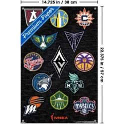 Trends International WNBA League - Logos 25 Unframed Wall Poster Prints 9 Trends International WNBA League - Logos 25 Unframed Wall Poster Prints -Everyday Fan & Home GUEST f667c41c 0804 442d 81e8 ac876272e440