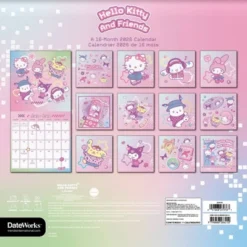 Trends International 2026 Sanrio Hello Kitty And Friends Bilingual French 12"x12" Wall Calendar -Everyday Fan & Home GUEST fab9fa75 8246 4c1e a027 2cae57e542c9