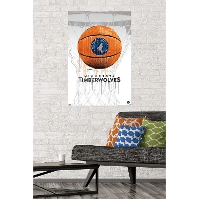 Trends International NBA Minnesota Timberwolves - Drip Basketball 21 Unframed Wall Poster Prints 3 Trends International NBA Minnesota Timberwolves - Drip Basketball 21 Unframed Wall Poster Prints