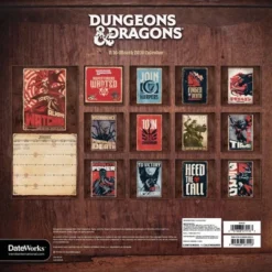 Trends International 2026 Dungeons And Dragons Classic 12"x12" Wall Calendar -Everyday Fan & Home GUEST fda2b29a 620d 4b3c 929a 5894193a1eeb