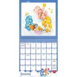 Trends International Inc. 2023-24 Wall Calendar 12"x12" Care Bears